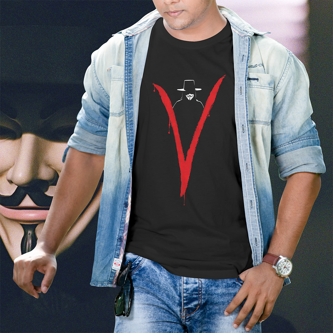 تیشرت فیلم V for Vendetta