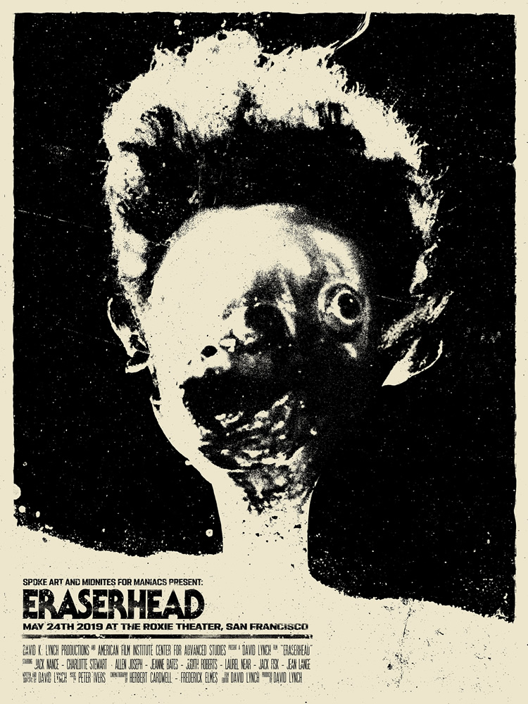 پوستر فیلم Eraserhead دیوید لینچ