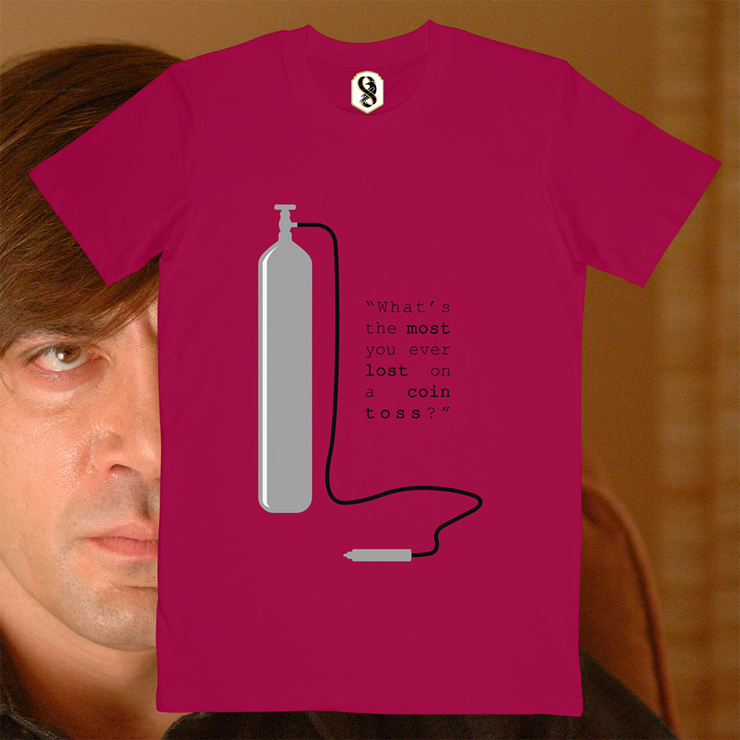 تیشرت جایی برای پیرمردها نیست رنگ زرشکی