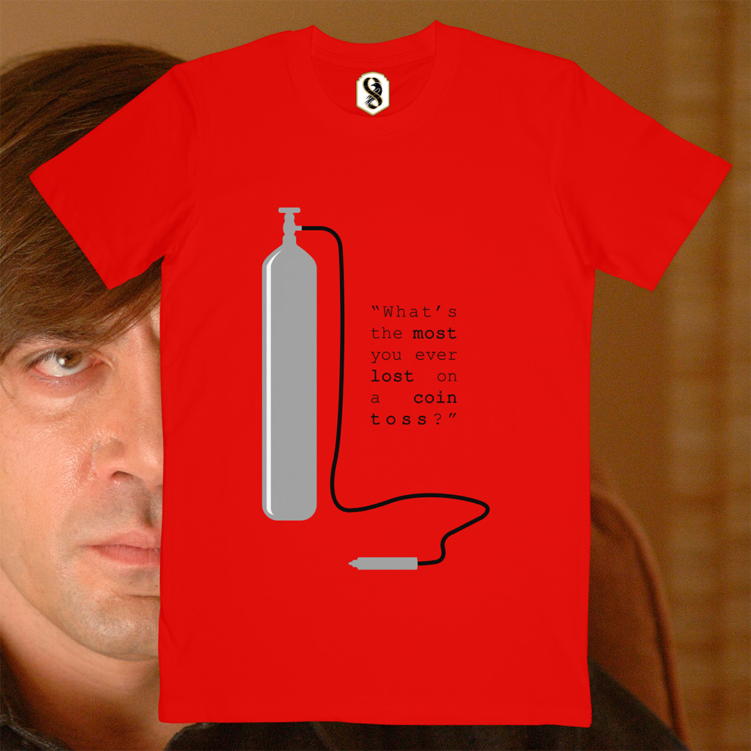 تیشرت No Country for Old Men رنگ قرمز