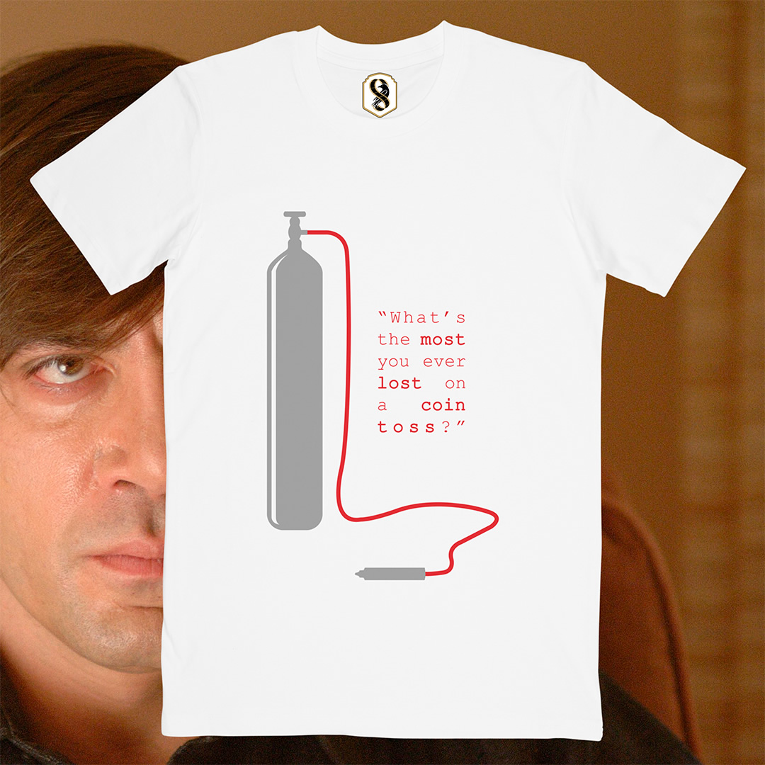 تیشرت فیلم No Country for Old Men رنگ سفید