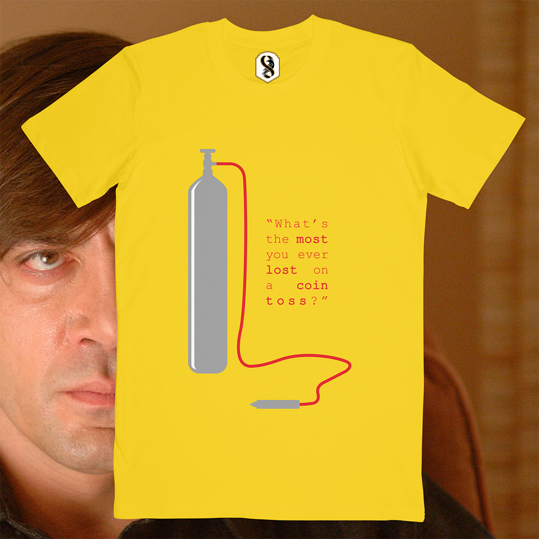 تیشرت فیلم No Country for Old Men رنگ زرد