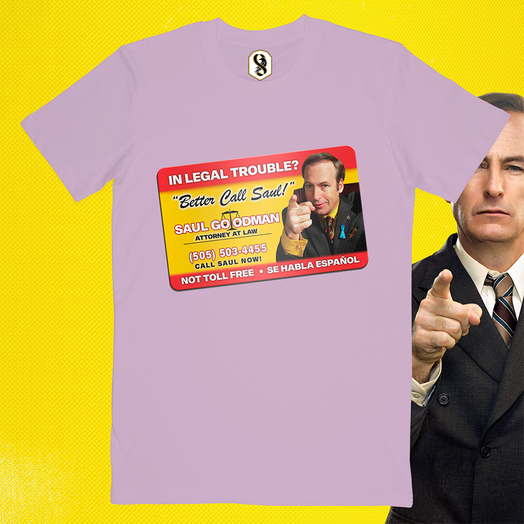 تیشرت Better Call Saul - کارت ویزیت سال گودمن